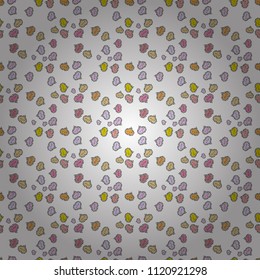 Abstract texture, repeat tiles. Seamless pattern with small hearts on white, neutral, black backdrop. Love romantic theme. Valentines day background. Design for decoration, gift paper, textile. Vector