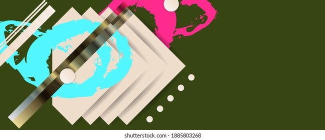 Textura abstracta del fondo de metal oxidado con líneas, puntos y sombras. Fondo futurista de moda para banner web o gráfico vector de publicidad