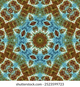 Abstrakte Textur mit nahtlosem, vollfarbigem, schönem Blumenmuster. Abstraktes Muster.