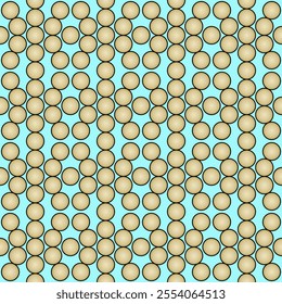 Abstract texture with seamless geometric full-color beautiful pattern of balls on a bluish background. Abstract texture.