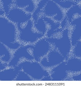Abstract texture  Seamless Vector Illustration pattern background isolated on blue backdrop. design for use all over fabric print wrapping paper and others. 