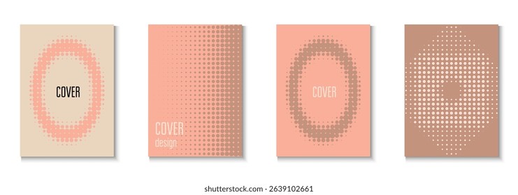 Abstract Texture Set. Cool Memphis Art With Circles. Dynamic Elements In 2d Presentation. Business Flyer. Minimalist Dot Pattern. Geometric Line Background. Trendy Abstract Texture