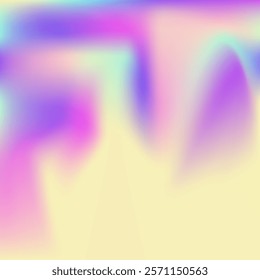 Abstract Texture. Shiny Holography Brochure. Blur Glitch. Iridescent Background. Fantasy Fluid. Liquid Flyer. Purple Neon Background. Holographic Gradient. Violet Abstract Texture