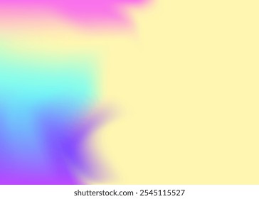 Abstract Texture. Soft Glitter. Hologram Gradient. Neon Spectrum Illustration. Rainbow Cover. Holographic Gradient. Purple Shiny Background. Bright Light. Pink Abstract Texture