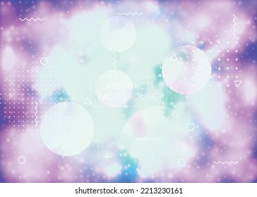 Abstract Texture. Soft Luminous Composition. Neon Fluid. Memphis Flyer. Light Vector. Geometric Design. Violet Magic Presentation. Motion Dots. Blue Abstract Texture