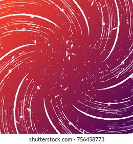 Abstract texture with spiral of lines and stains. Concentration in the center of the image.