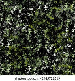 Abstract texture of splatters and blots. Many spots and small dots. Vector