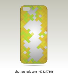 abstract texture with squares. cover smartphone .vector illustration.