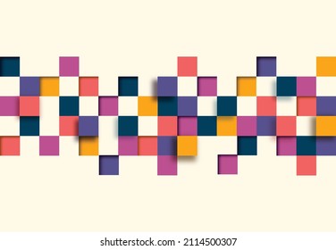 Abstract texture with squares. Pattern business background design for banner, card, poster, flyer. Vector illustration