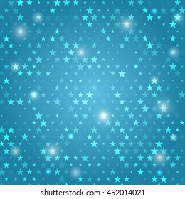 Abstract texture of star of different shapes. Background for modern design.