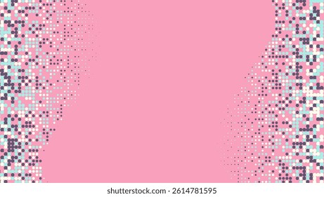 Abstract Texture. Summer Art In Minimal Design. Young Hipster Design On Annual Page. Music Flyer. Minimalist Dots Pattern. Geometric Halftone Poster. Trendy Abstract Texture