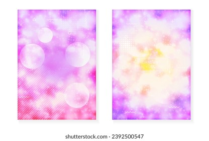 Abstract Texture. Summer Flyer. Hipster Design. Purple Tech Fluid. Retro Vector. Liquid Background. Magic Business Backdrop. Motion Dots. Blue Abstract Texture