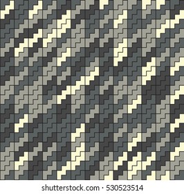 Abstract texture tetris brick seamless gray big