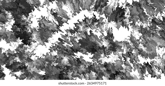Abstract texture with thick strokes that mimic the movement of leaves or water. Contrasting areas create depth and drama