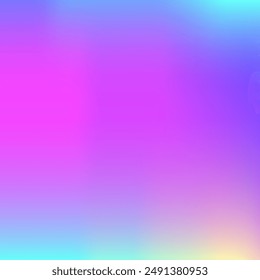 Abstract Texture. Trendy Mesh. Iridescent Gradient. Holographic Gradient. Metal Image. Violet Blur Background. Neon Spectrum Invitation. Unicorn Fluid. Blue Abstract Texture