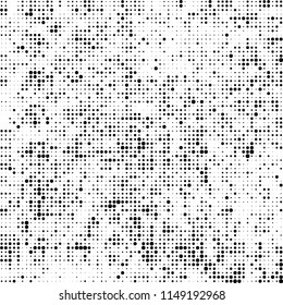 Abstract texture vector halftone black and white