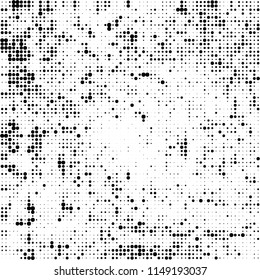 Abstract texture vector halftone black and white