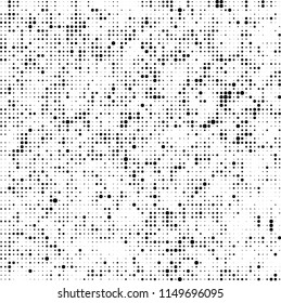 Abstract texture vector halftone black and white