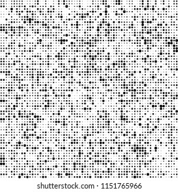 Abstract texture vector halftone black and white