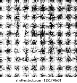 Abstract texture vector halftone black and white