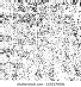 Abstract texture vector halftone black and white