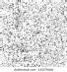 Abstract texture vector halftone black and white