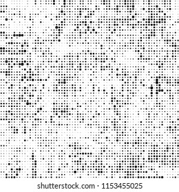 Abstract texture vector halftone black and white