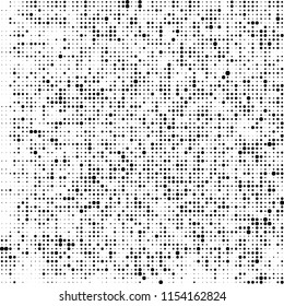 Abstract texture vector halftone black and white