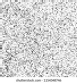 Abstract texture vector halftone black and white