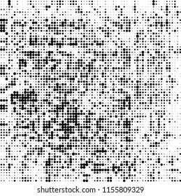 Abstract texture vector halftone black and white