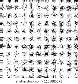 Abstract texture vector halftone black and white