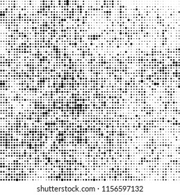 Abstract texture vector halftone black and white
