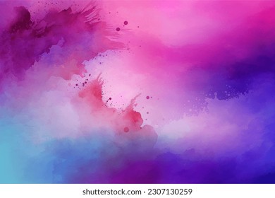 Abstract texture Vector pattern of cracks watercolor brushstroke as background.  Hand drawn wallpaper design for cards, flyers, poster, banner, cover design, invitation cards, prints