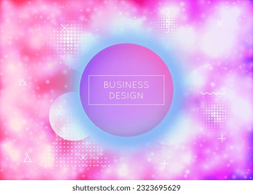 Abstract Texture. Violet Retro Design. Neon Pattern. Vibrant Dots. Magic Fluorescent Backdrop. Geometric Background. Shiny Graphic. Trendy Flyer. Purple Abstract Texture