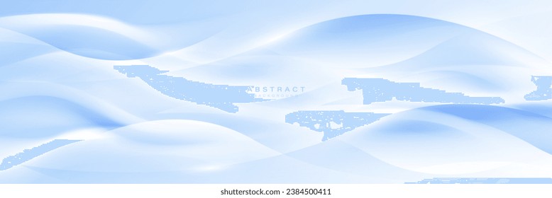 Resumen textura del fondo de la ola de agua. Banner de líneas onduladas minimalista. Ilustración del vector