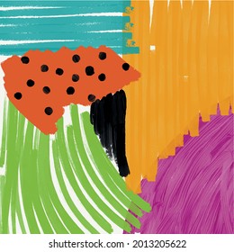 Abstract texture for web, wall art. Modern contemporary background. Colorful vector design for poster, wallpaper, print, cover. Gallery design