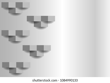 abstract texture White geometric Vector background