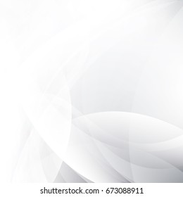 Abstract texture White and gray color technology modern futuristic background, vector illustration