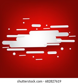 Abstract texture white and gray with space for your message and modern  design on Light red background, vector illustration
