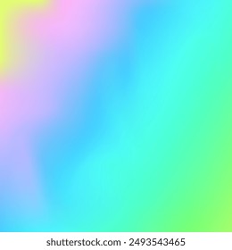 Abstrakte Textur. Gelber Metallgradient. Weiche futuristische Vorlage. Hologramm-Farbverlauf. Karte verwischen. Irisierender Hintergrund. In: Girlie Fluid. Glänzende Panne. Grüne Abstrakte Textur