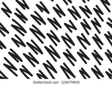 abstract texture zigzag hand drawn vector