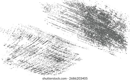 Fundo texturizado abstrato com traçados de pincel cinza diagonal em um fundo branco.