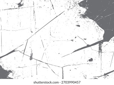 Fundo texturizado abstrato com elementos grunge cinza e branco angustiado e vetor de arranhões lineares