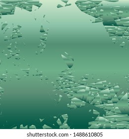 Abstract textured background in green