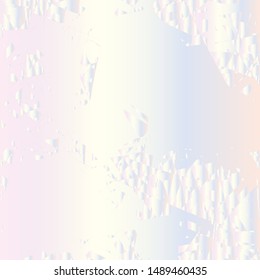 Abstract textured background in icy iridescence