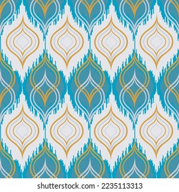  Abstrakter strukturierter Hintergrund. Nahtlose Ikat-ethnische Muster in Stamm, Folkstickerei, Aztec Chevron-Kunst und mexikanischer Stil.Stoffteppich-Ornament einheimische Textil-Tapete Vektorgrafik Design.

