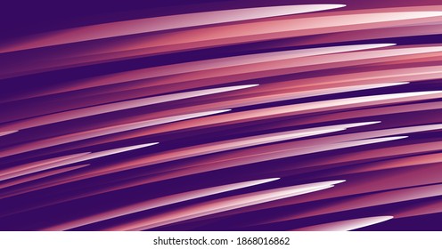 Abstract textured background of straight lines forming 3d pattern of flying comets or stars, space background