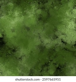 Abstract textured background with watercolor effect and splashed drops on black. Dynamic, deep and rich background. Tracing