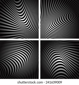 Abstract textured backgrounds. Vector art.