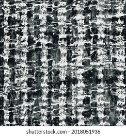 Resumen texturizado de fondo blanco y negro. textura negra gruesa